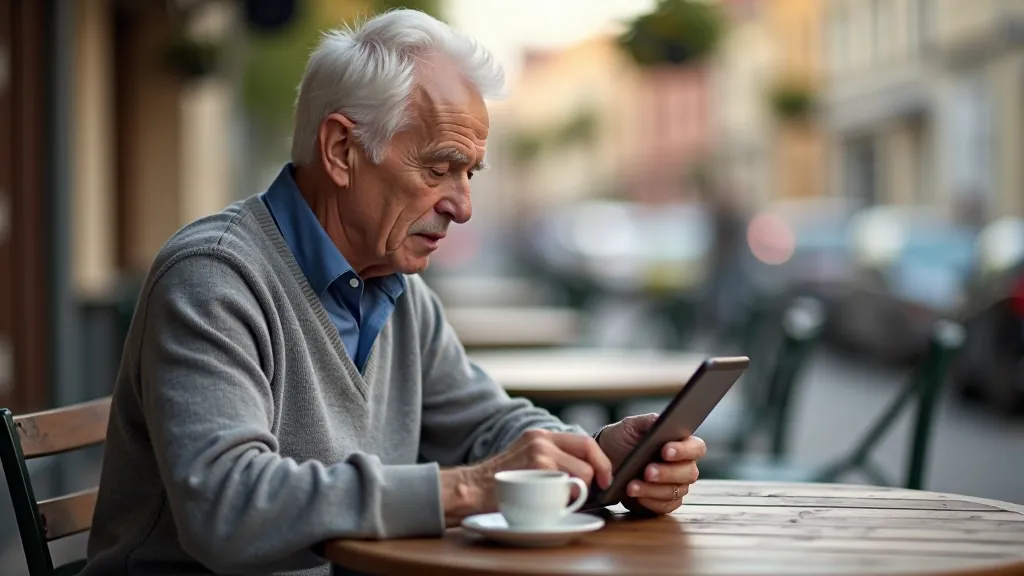 Person checking weather forecast and planning walking route with calendar and weather app on tablet